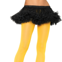 Leg Avenue Yellow Opaque Nylon Tights